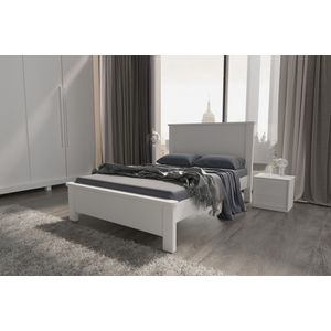Cama Casal Avant 1.40m Cor Branca - Bom Pastor