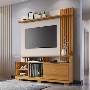 Home Theater Artheo 1.8m - Cinamomo/Off White - Hb Moveis