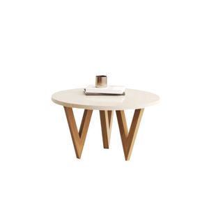 Mesa de Centro Jb 8028 Perola/Nature L.23.62  - Jb Bechara
