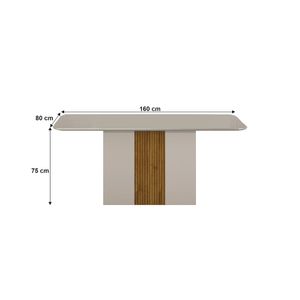 Mesa Doha 1.60 X 0.80 Off/Freijo Decor/Off - Leifer