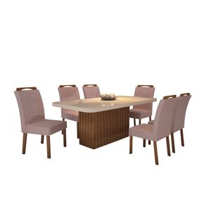 Mesa Sonare.180cm x 90cm Cor Noce - Bom Pastor