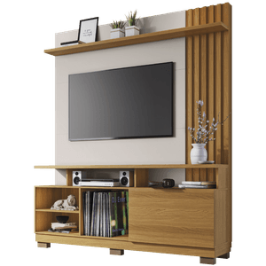 Home Theater Artheo 1.8m - Cinamomo/Off White - Hb Moveis