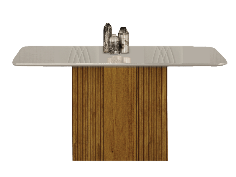MESA DOHA 120 DECOR FREIJO NO VELUDO CHUMBO FI 2