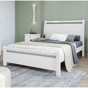 Cama de Casal Reali Branco - Lopas
