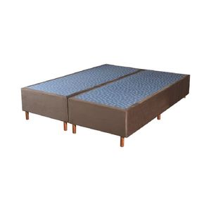 Base Box King Size Invertido BP Luxo Marrom - Bom Pastor